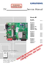 Preview for 1 page of Grundig Toronto 26-7831 T Service Manual