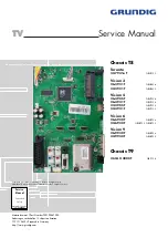 Grundig Toronto 32-7931a T Service Manual предпросмотр