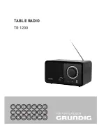 Grundig TR 1200 User Manual preview