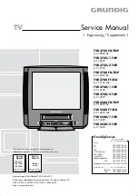 Предварительный просмотр 1 страницы Grundig TVR 3735 FR/TOP Service Manual