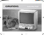 Preview for 1 page of Grundig TVR 3820 Instruction Book