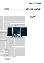 Предварительный просмотр 1 страницы Grundig UMS 3000 Service Manual