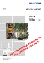 Preview for 1 page of Grundig VISION 2 19-2830 T Service Manual