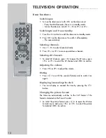 Предварительный просмотр 12 страницы Grundig VISION II 26 Manual