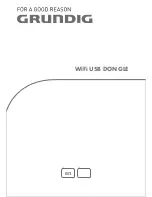 Grundig WiFi USB DONGLE User Manual предпросмотр