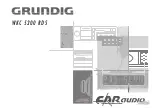 Grundig WKC 5200 RDS Operating Instructions Manual preview