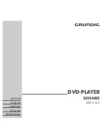 Preview for 1 page of Grundig XENARO GDP 5120 User Manual