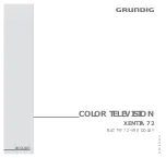 Grundig XENTIA 72 User Manual preview