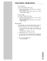 Preview for 17 page of Grundig XEPHIA 42 PW 110-5510 TOP User Manual