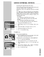 Предварительный просмотр 27 страницы Grundig XEPHIA 42 PW 110-6609 TOP User Manual