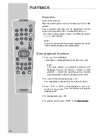 Preview for 20 page of Grundig XERIA GV 5153 HIFI User Manual