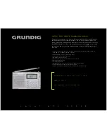 Grundig YACHT BOY YB 300PE Features предпросмотр