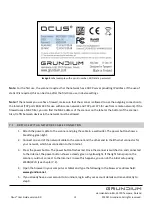 Preview for 11 page of GRUNDIUM OCUS MGU-00001 User Manual