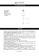 Предварительный просмотр 8 страницы Grunkel MP-800 GAT Instruction Manual