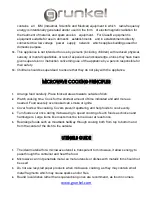 Предварительный просмотр 27 страницы Grunkel MWG -23XT Instruction Manual