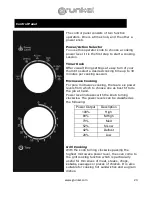 Предварительный просмотр 23 страницы Grunkel MWG-25SG Instruction Manual