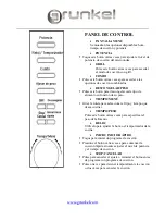 Preview for 11 page of Grunkel MWG-30DGIXT Instruction Manual