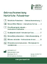 GRÜNSPECHT 145-V2 Instructions For Use Manual preview