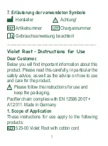 Предварительный просмотр 7 страницы GRÜNSPECHT Iris Root Instructions For Use Manual