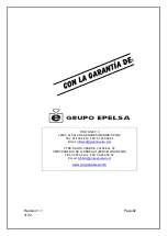 Предварительный просмотр 92 страницы Grupo Epelsa K-scale User Manual