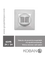 GRUPO temper Koban KDP8 2H Manual preview