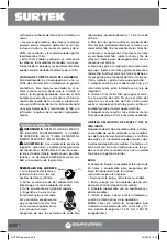 Preview for 8 page of Grupo Urrea SURTEK DG730R User Manual And Warranty