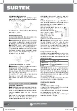 Preview for 12 page of Grupo Urrea SURTEK DG730R User Manual And Warranty