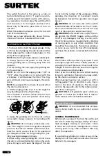 Preview for 12 page of Grupo Urrea Surtek EA404D Instructions Manual