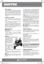 Предварительный просмотр 12 страницы Grupo Urrea SURTEK LB521B User'S Manual And Warrantly