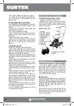 Предварительный просмотр 10 страницы Grupo Urrea SURTEK PP620R User'S Manual And Warrantly