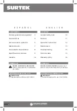 Preview for 2 page of Grupo Urrea SURTEK PVC765 User Manual And Warranty