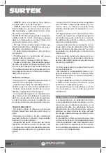 Preview for 4 page of Grupo Urrea SURTEK PVC765 User Manual And Warranty