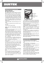 Preview for 12 page of Grupo Urrea SURTEK PVC765 User Manual And Warranty