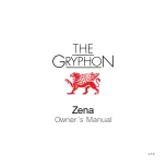 Предварительный просмотр 1 страницы Gryphon Zena Owner'S Manual