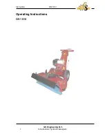 Предварительный просмотр 1 страницы GS Engineering B.V. GS 1010 Operating Instructions Manual