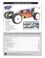 GS Racing Storm CL-1 Pro RTR Instruction Manual preview