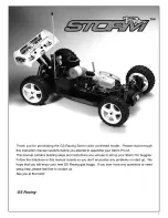 Preview for 2 page of GS Racing Storm Pro Instruction Manual