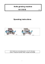 Preview for 1 page of GS-Schleiftechnik N-1 Operating Instructions Manual