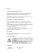 Preview for 3 page of GS-Schleiftechnik N-1 Operating Instructions Manual