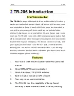 Preview for 6 page of GS-Traq GS-Traq TR-206 User Manual