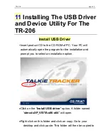 Preview for 40 page of GS-Traq GS-Traq TR-206 User Manual