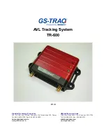 GS-Traq TR-600 User Manual preview