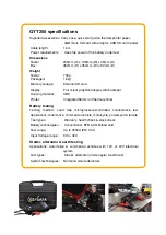 Preview for 2 page of gs yuasa GYT250 Quick Start Manual