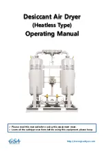 GSA Desiccant Operating Manual предпросмотр