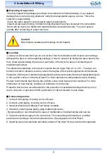 Preview for 8 page of GSA Desiccant Operating Manual