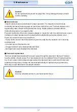 Preview for 12 page of GSA Desiccant Operating Manual