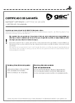 Preview for 26 page of GSC 400065001 Manual