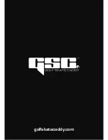 Предварительный просмотр 20 страницы GSC Golf Skate Caddy Owner'S Manual