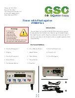 GSC TMRPG-1 Manual preview