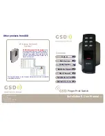 Предварительный просмотр 3 страницы GSD GSDs-1FP Operation Instruction Manual